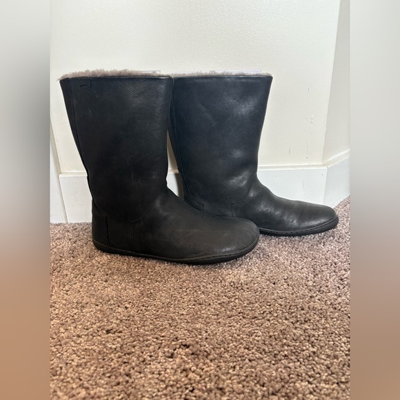 Camper Women’s Peu Cami Leather Black Boots - NWT! - Picture 1 of 9